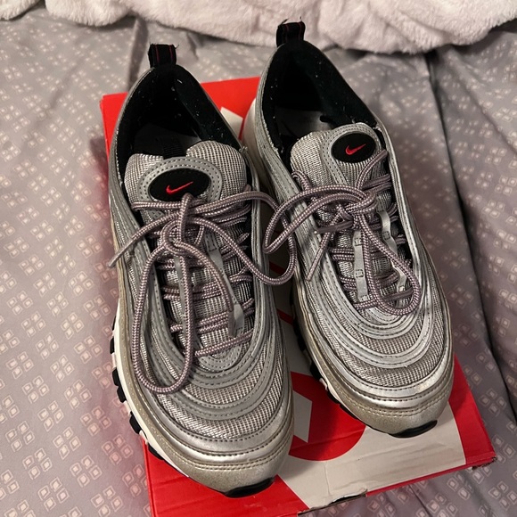 NIKE Air Max 97 OG QS GS 'Silver Bullet 2017 - Picture 4 of 7